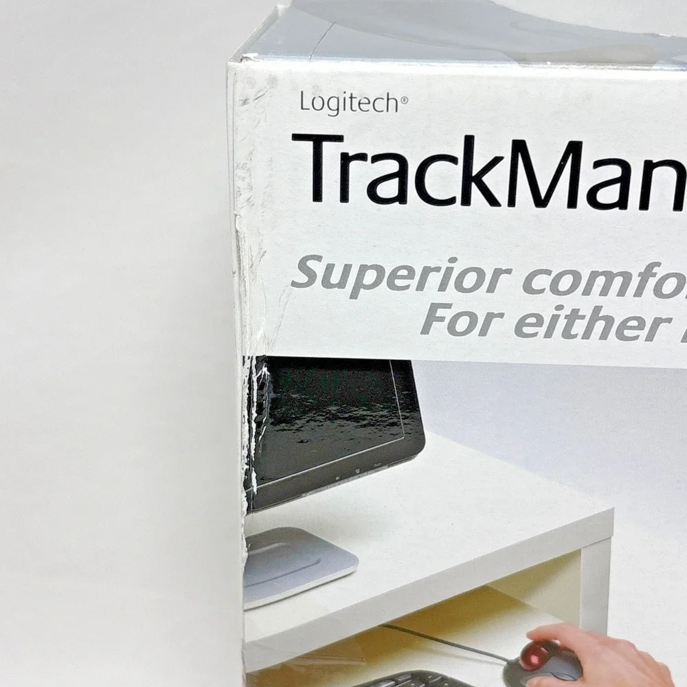 Logitech TrackMan Marble Trackball Mouse USB 910-000806 NIB Sealed